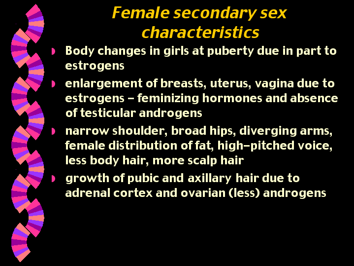 Female Secondary Sex Characteristics 